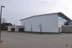 Sporthalle von aussen
